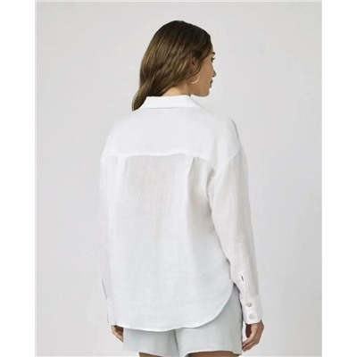 Женская льняная рубашка