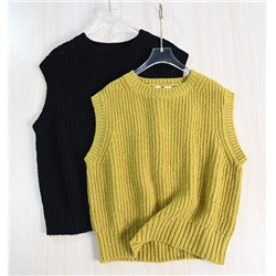 Вязаный жилет из плотной ткани КО*С