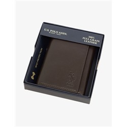 MENS LEATHER TRIFOLD WALLET