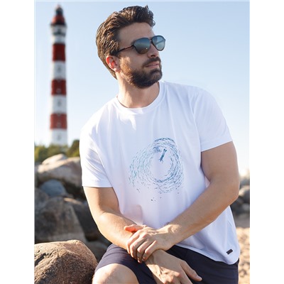 Футболка из премиального хлопка с авторским принтом