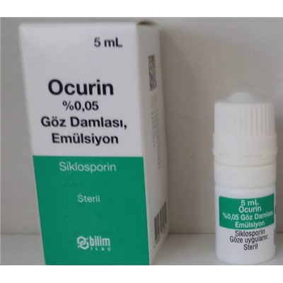 OCURIN % 0,05 GOZDAMLASI, EMULSIYON (5 ML)