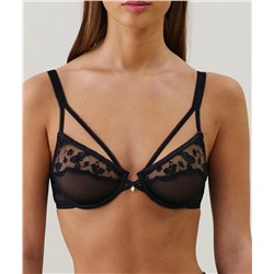 Sujetador balconette de encaje