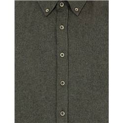 Haki Regular Fit Uzun Kollu Gömlek