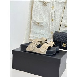 Женские замшевые сабо  ШАНЕ*ЛЬ