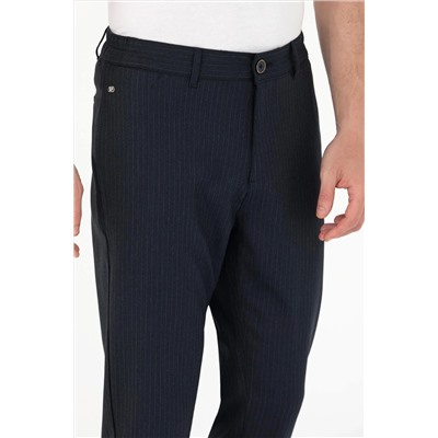 Erkek Lacivert Kanvas Pantolon