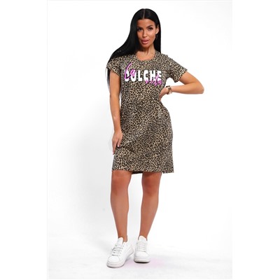 33525 Туника женская леопардовая