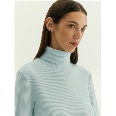 Водолазка из вискозы с добавлением шерсти, B2285/flo