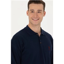 Erkek Lacivert Basic Kazak