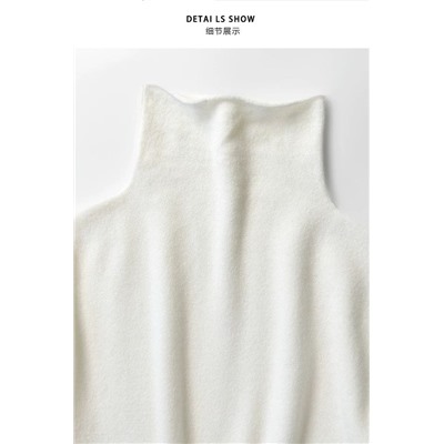 Женский кашемировые свитер с кружевными манжетами Макс Мар*а