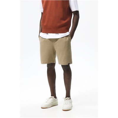 TEXTURED OTTOMAN BERMUDA SHORTS