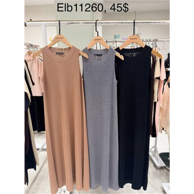 ELB11260 Платье серое