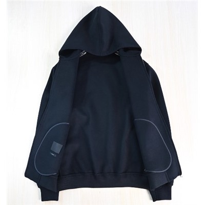 Мужское элегантное двухстороннее шерстяное пальто на молнии с капюшоном  Massim*o Dutti