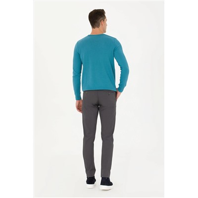 Erkek Antrasit Kanvas Pantolon