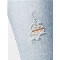 Джинсы mom-fit из эластичного денима