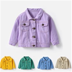 Джинсовая куртка для мальчиков и девочек