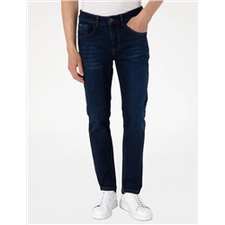 Koyu Lacivert Slim Fit Jean Pantolon
