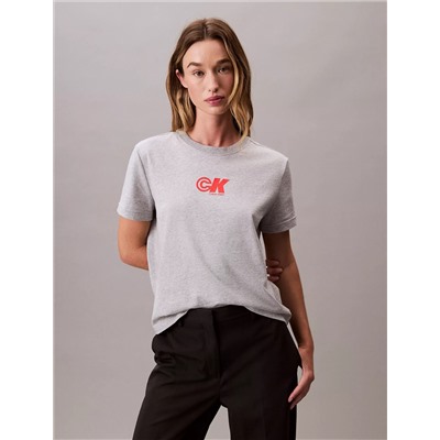 Monogram Logo Graphic Slim T-Shirt