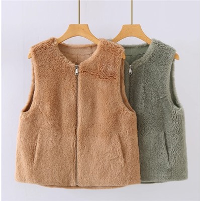 Женский простой и универсальный жилет