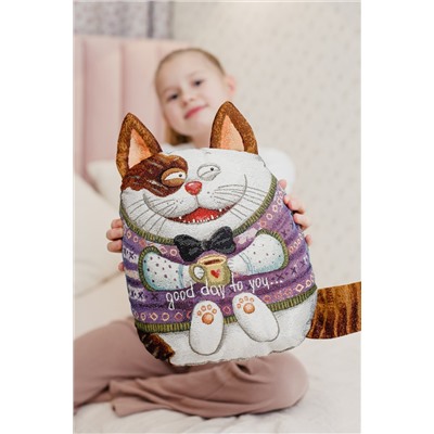 Подушка игрушка Мурзик 30*35