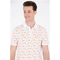 Erkek Turuncu Polo Yaka Tişört