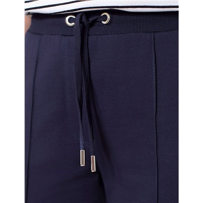 Трикотажные брюки на резинке из футера двухнитки эластичные