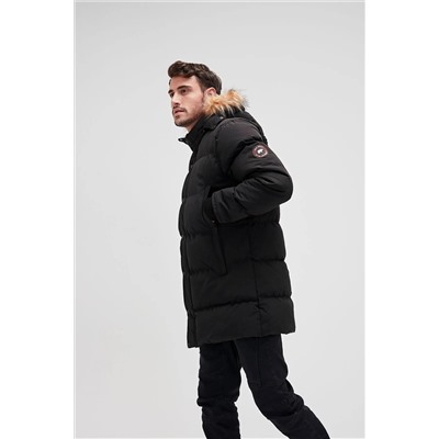 Bad Bear Erkek Siyah Mont Pathfınder Coat