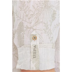 Erkek Haki Uzun Kollu Gömlek