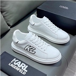 Кеды  karl  натур кожа люкс распродажа