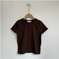 Футболка в рубчик для девочек  Decjub*a  Экспорт