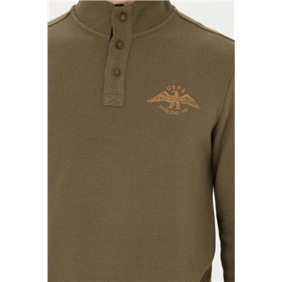 Erkek Haki Sweatshirt