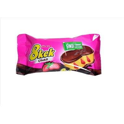 Кекс Ulker "8кек" клубника