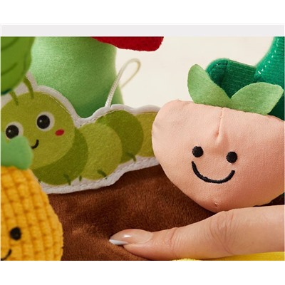 Развивающая мягкая игра - грядка