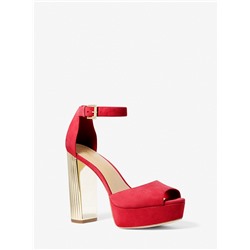 MICHAEL MICHAEL KORS Porter Suede Platform Sandal