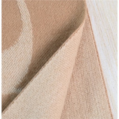 Зимний теплый и уютный шерстяной шарф с жаккардовым узором и надписью с подарочным пакетом COAC*H