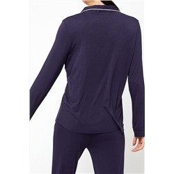 Рубашка Wallyne темно- синяя