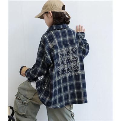 Хлопковая рубашка для мальчиков