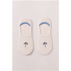Calcetines invisibles bordado sombrilla