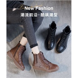 Женские ботинки из натуральной кожи