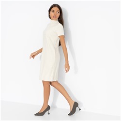 Платье из фактурного трикотажа, Словно впервые (biege)