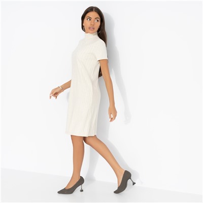 Платье из фактурного трикотажа, Словно впервые (biege)