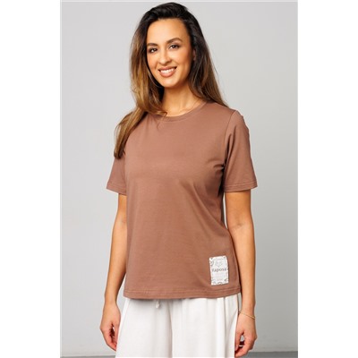 Футболка женская базовая 402BRN