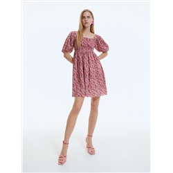 Jerseykleid mit Strukturmuster