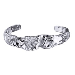 Браслет Дюна (покрытие родий), Есть комплект