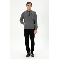 Erkek Antrasit Melanj Basic Sweatshirt