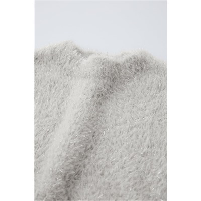 SPARKLY FAUX FUR DRESS