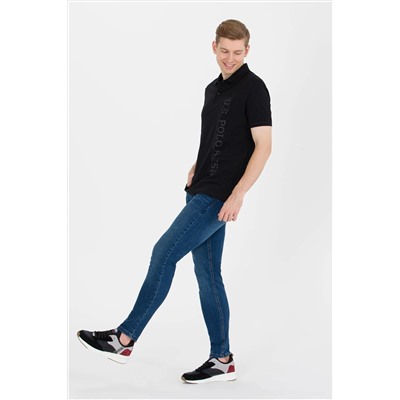 Erkek Siyah Polo Yaka Tişört