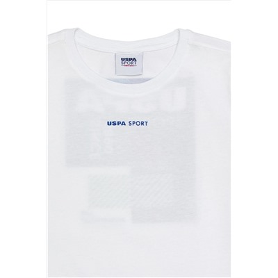 Çocuk Beyaz Bisiklet Yaka Tişört