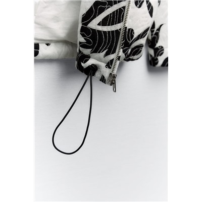 CHAQUETA ACOLCHADA ESTAMPADA