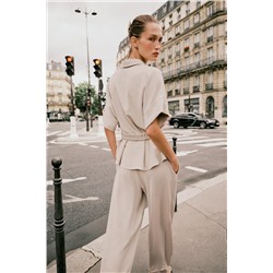 SAFARI SHIRT WITH BELT