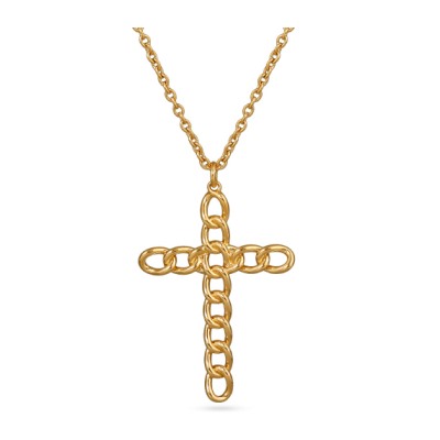 Кулон (покрытие золото) 90см, Есть комплект